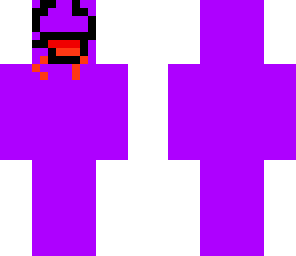 purple man without mask