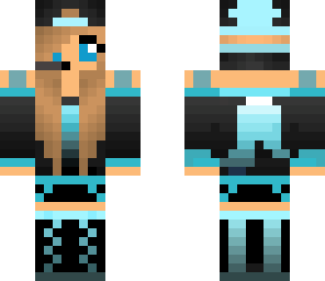 gamer girl blue