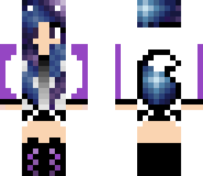 wawa_wolf's daily galaxy wolf skin