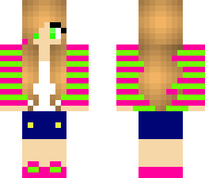 pink and green girl fix