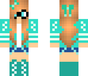 nerd blue school girl