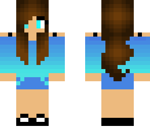 blue girl