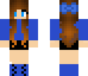 blue cute girl updated