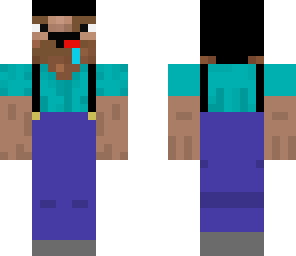 derpy steve with suspenders