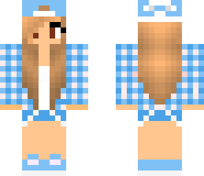 edited blue girl skin