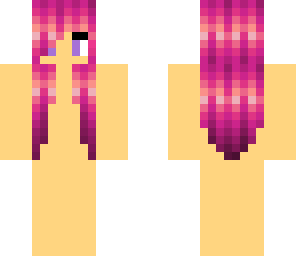 purple to pink hair base