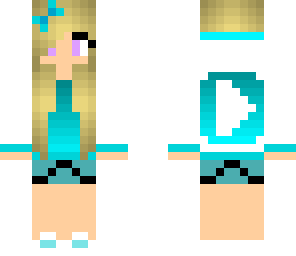 blue youtube girl