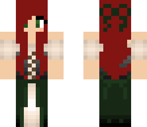 red haired medieval girl