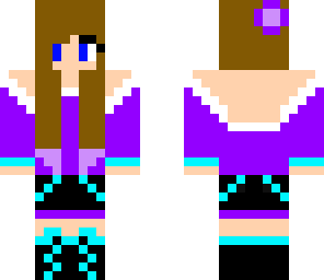 awesome purple girl
