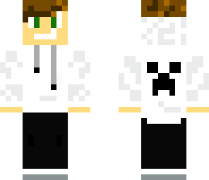 white hoodie