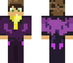 purplesuit green eyes