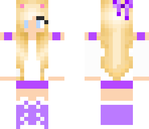 purple cat girl