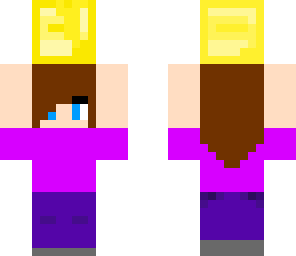 girl holding gold