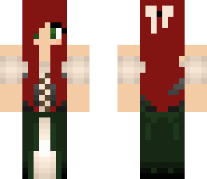 medieval red-haired girl