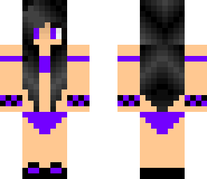 bikini girl 5 purple version