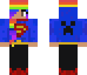 super rainbow swaggy girl