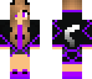 purple cat girl