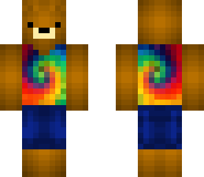 tie dye bear