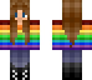 rainbow girl