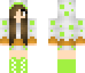 green cake girl