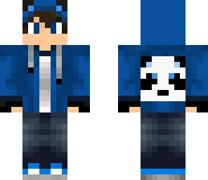 panda azul