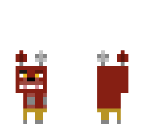 mini fnaf 2 withered foxy