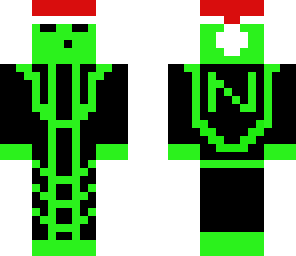 green santa slime