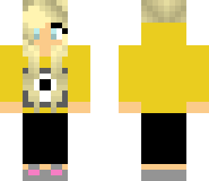 minion hoddie girl
