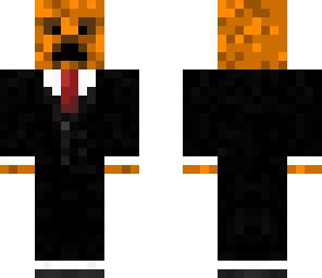 orange creeper in suit