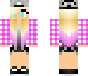 edited pink girl