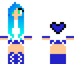 blue girl