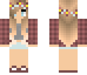 plaid flower girl