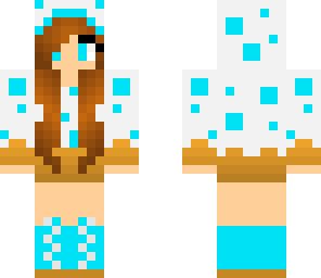 blue cake girl