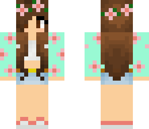 casual flower girl