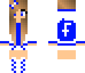 blue facebook girl