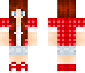 red flannel girl