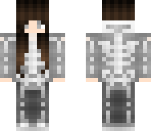hair fixed skeleton girl