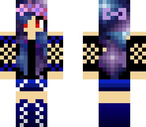 violet goth girl