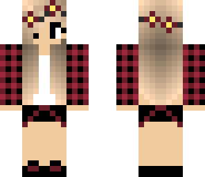 red plaid girl