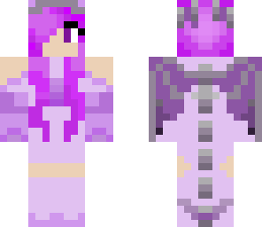 violet dragon girl
