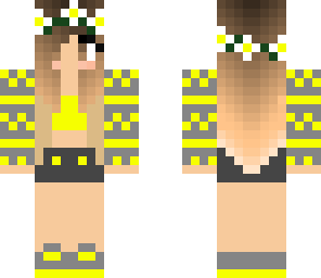 yellow flower crown