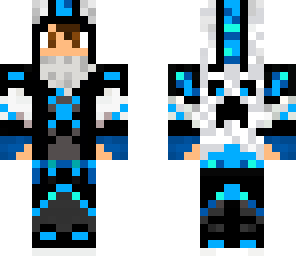 white blue assasin