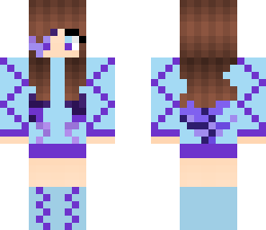 bluepurple girl