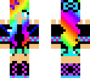 rainbow girl