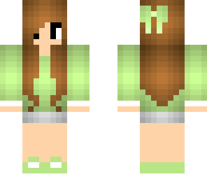 green shirt girl