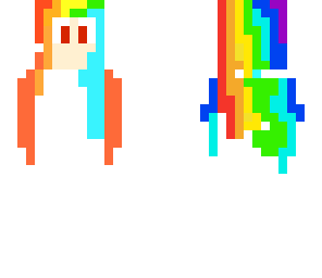 rainbow girl