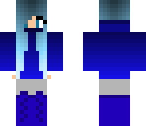 blue gamer girl
