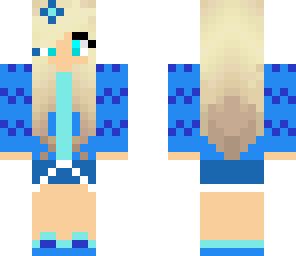 blue dj girl