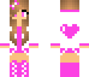 the pink girl