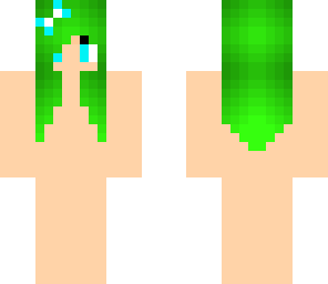 green hair